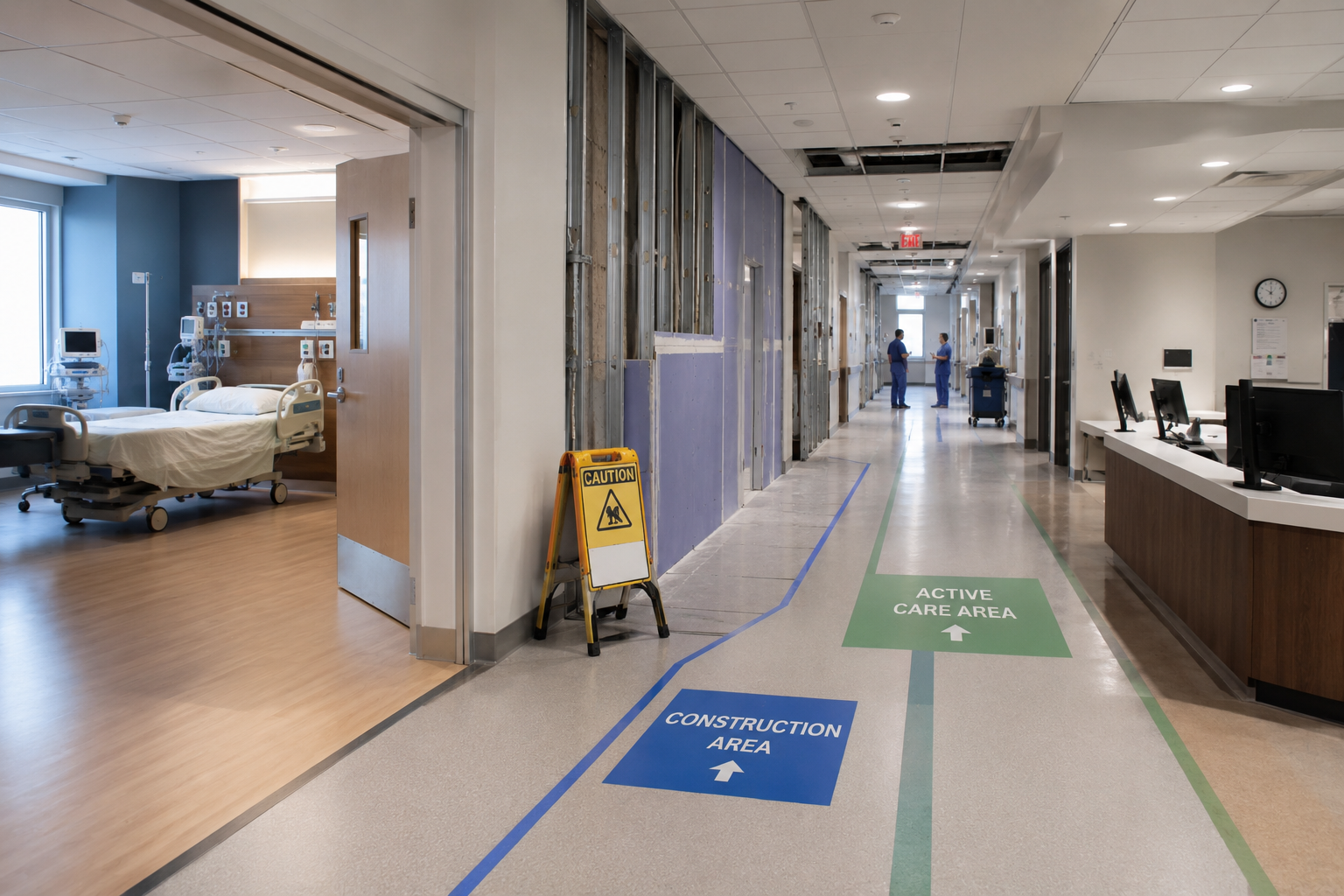 Phased Occupancy in Active Hospitals: The CPM Logic Nobody Teaches
