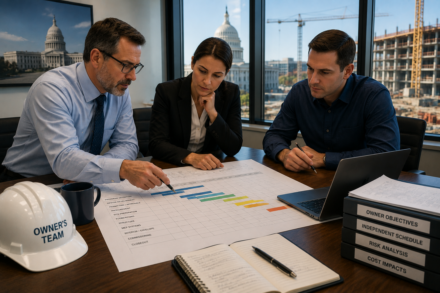 Why Federal Capital Projects Need an Owner-Side Scheduler Who Isn’t the Contracting Officer’s Rep