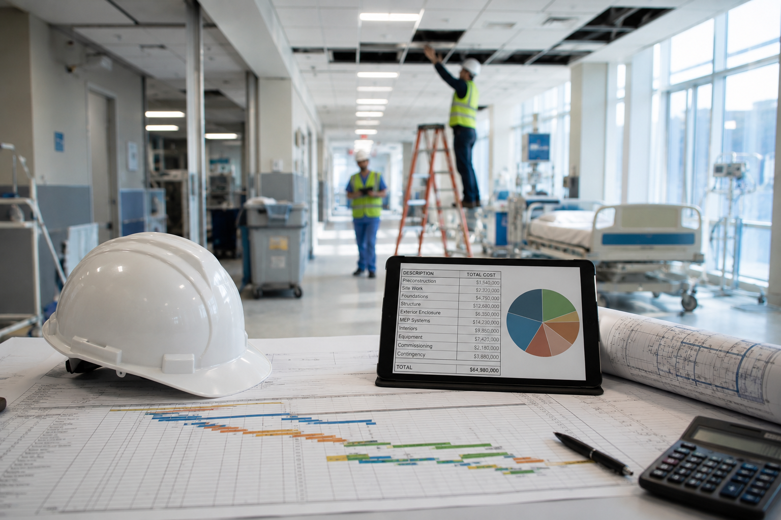 Why Healthcare Capital Projects Need Cost-Loaded Schedules More Than Any Other Sector