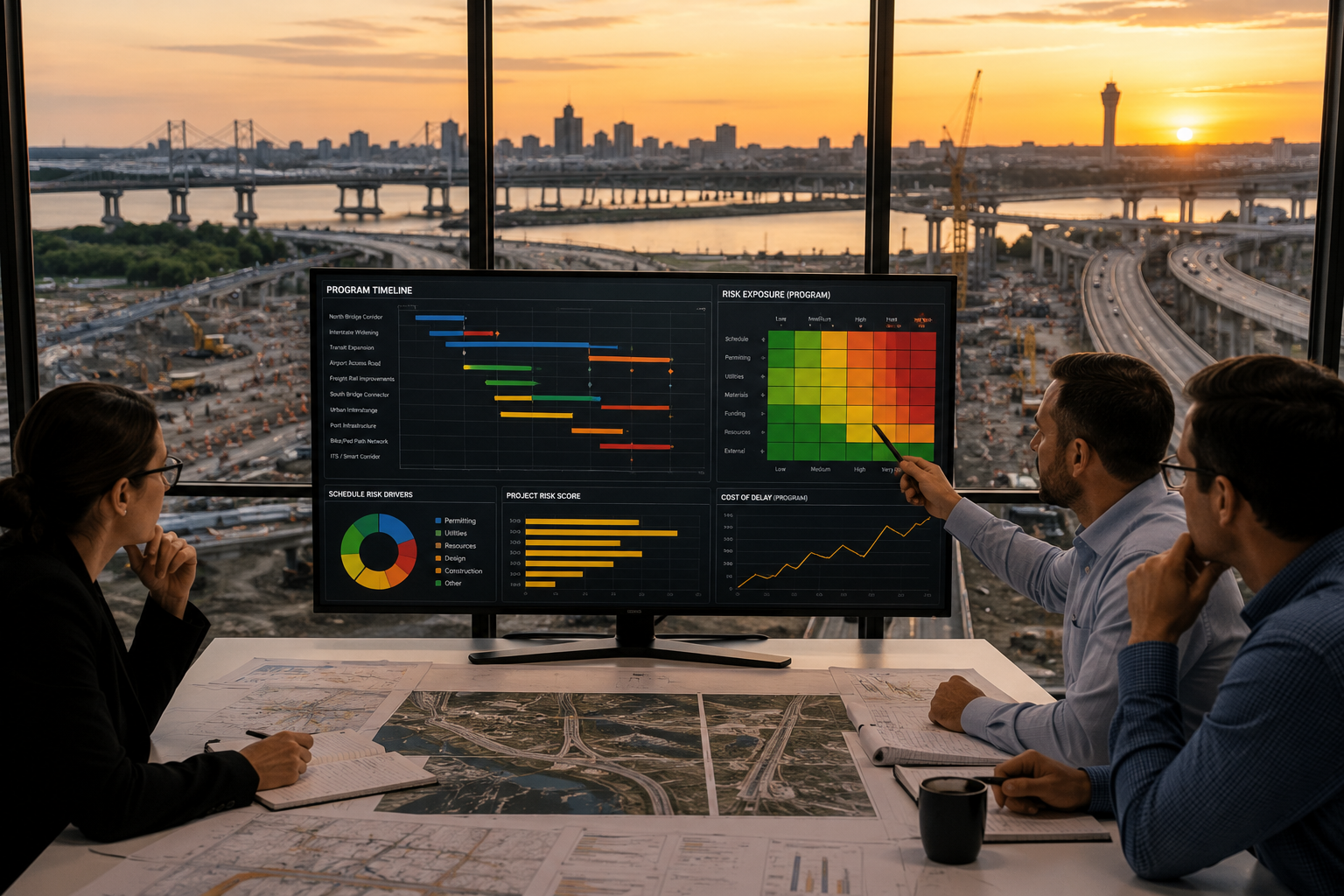 Why Transportation Capital Programs Need Portfolio-Level Schedule Risk Analysis, Not Project-Level
