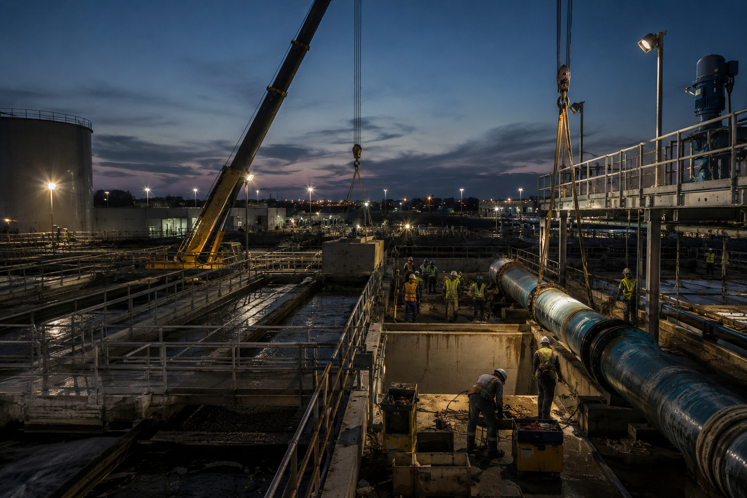 Why Water Treatment Plant Shutdown Windows Are the Least Forgiving Schedule Constraint in Construction