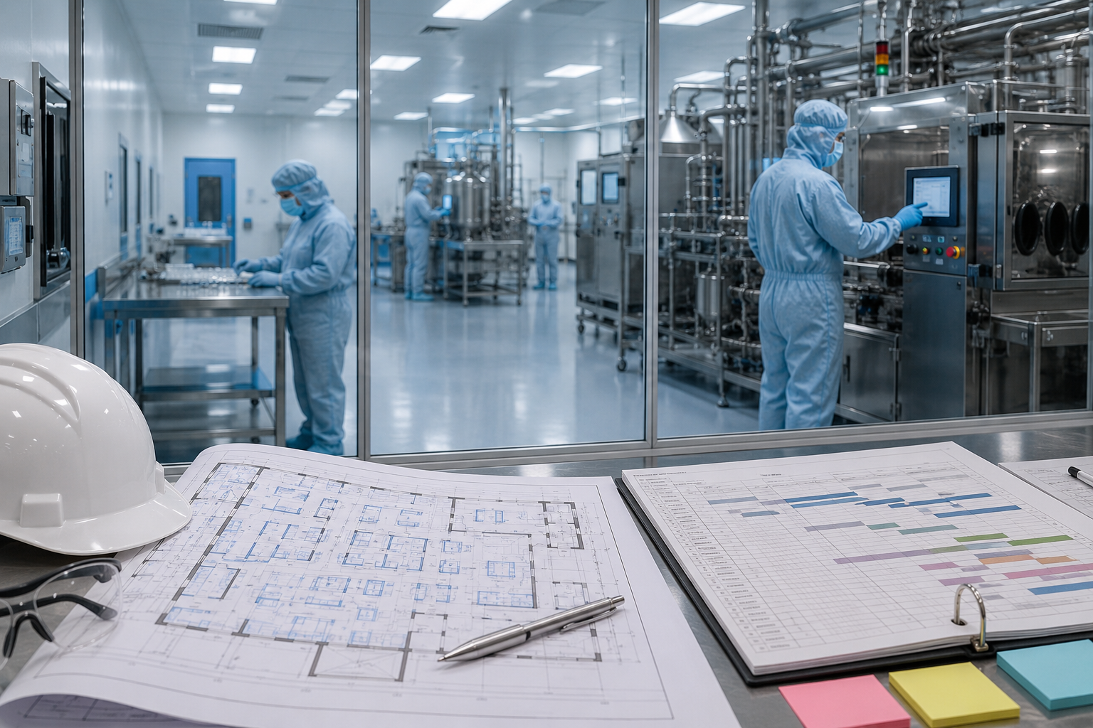 Why a cGMP Fit-Out Needs Its Own Schedule Logic, Not a Commercial Fit-Out Schedule With Extra Steps Added